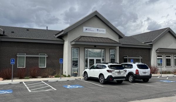 Outside view of Mountain Land Physical Therapy, Fillmore clinic