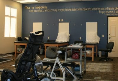Interior of Clinton clinic